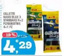 Splendidi e Splendenti Gillette Blue 3 offerta