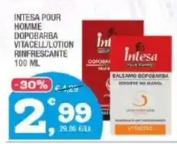Splendidi e Splendenti Intesa pour homme dopobarba vitacell/lotion rinfrescante offerta