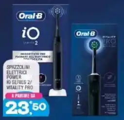 Splendidi e Splendenti Oral-b spazzolini elettrici power 10 series 2/ vitality pro offerta