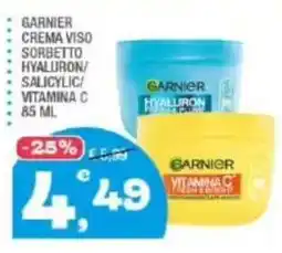 Splendidi e Splendenti GARNIER CREMA VISO SORBETTO HYALURON/VITAMINA C offerta