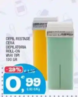 Splendidi e Splendenti DEPIL RESTASE CERA DEPILATORIA ROLL-ON offerta