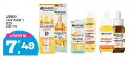 Splendidi e Splendenti Garnier Trattamenti Viso Vari Tipi offerta