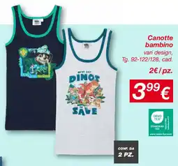KiK Canotte bambino offerta