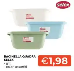 Mercatò BACINELLA QUADRA SELEX offerta