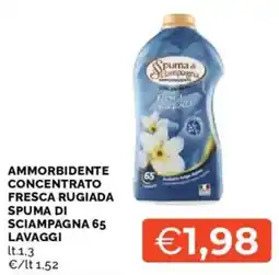 Mercatò AMMORBIDENTE CONCENTRATO FRESCA RUGIADA SPUMA DI SCIAMPAGNA offerta