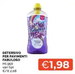 Mercatò Detersivo per pavimenti Fabuloso offerta