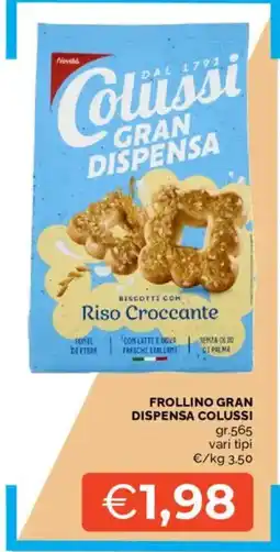 Mercatò Frollino Gran Dispensa Colussi offerta