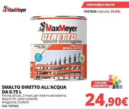 Brico Io MaxMeyer SMALTO DIRETTO ALL'ACQUA offerta