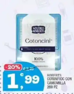 Splendidi e Splendenti Cotoncini Neutro Roberts offerta