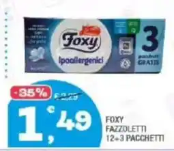 Splendidi e Splendenti FOXY FAZZOLETTI offerta
