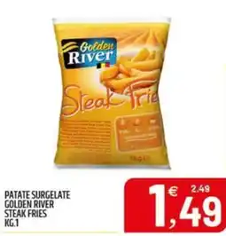 Ard Discount PATATE SURGELATE GOLDEN RIVER STEAK FRIES offerta