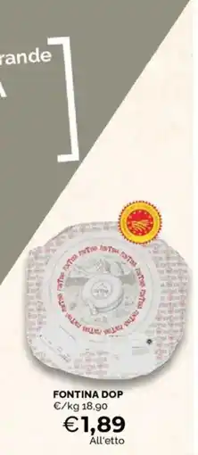 Mercatò Fontina dop offerta
