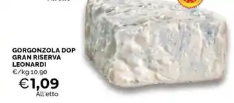 Mercatò Gorgonzola Dop Gran Riserva Leonardi offerta