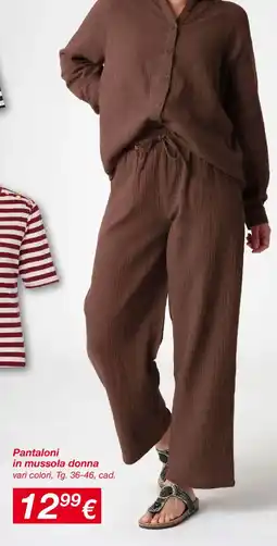 KiK Pantaloni in mussola donna offerta