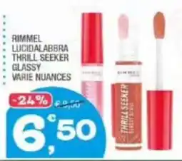 Splendidi e Splendenti RIMMEL LUCIDALABBRA THRILL SEEKER GLASSY offerta