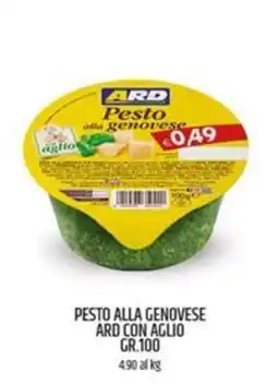 Ard Discount Pesto alla genovese ARD con aglio offerta