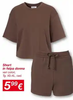KiK Short in felpa donna JANINA offerta