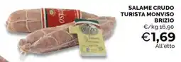 Mercatò Salame Crudo Turista Monviso Brizio offerta