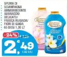 Splendidi e Splendenti Spuma di Sciampagna Ammorbidente Abbraccio offerta