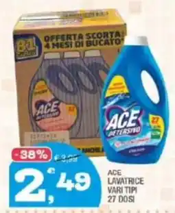 Splendidi e Splendenti ACE LAVATRICE offerta