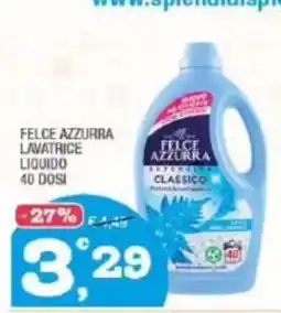 Splendidi e Splendenti FELCE AZZURRA LAVATRICE LIQUIDO CLASSICO offerta