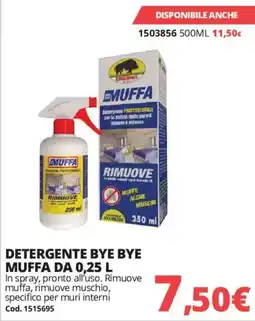 Brico Io Detergente Bye Bye Muffa da 0,25 L offerta