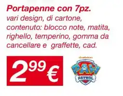 KiK Portapenne PAW PATROL offerta