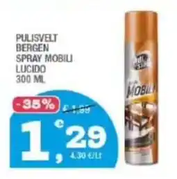 Splendidi e Splendenti PULISVELT BERGEN SPRAY MOBILI LUCIDO offerta