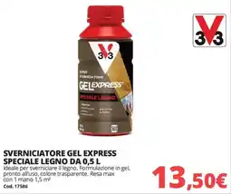 Brico Io SVERNICIATORE GEL EXPRESS SPECIALE LEGNO offerta