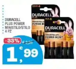 Splendidi e Splendenti DURACELL PLUS POWER MINISTILO offerta