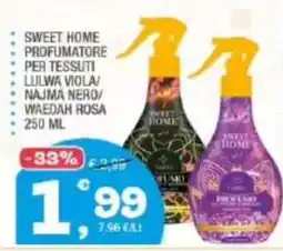 Splendidi e Splendenti Sweet Home Profumatore per Tessuti offerta