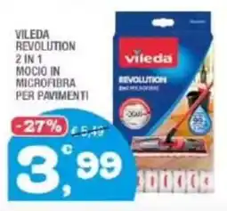 Splendidi e Splendenti Vileda Revolution 2 in 1 Mocio in Microfibra offerta