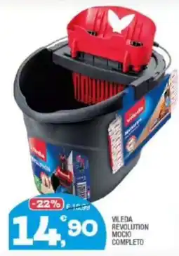 Splendidi e Splendenti VILEDA REVOLUTION MOCIO COMPLETO offerta