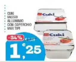 Splendidi e Splendenti Cuki Vassoi Alluminio offerta