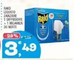 Splendidi e Splendenti Raid Liquido Zanzare offerta