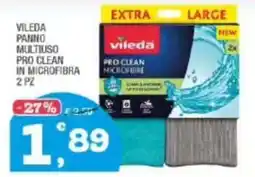Splendidi e Splendenti VILEDA Panno Multiuso Pro Clean Microfibra offerta