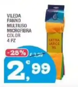 Splendidi e Splendenti VILEDA Panno Multiuso Microfibra Color offerta