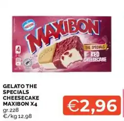 Mercatò GELATO THE SPECIALS CHEESECAKE MAXIBON offerta