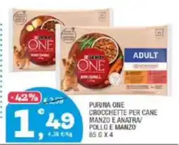 Splendidi e Splendenti Purina One Crocchette per Cane offerta