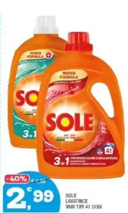 Splendidi e Splendenti SOLE LAVATRICE offerta