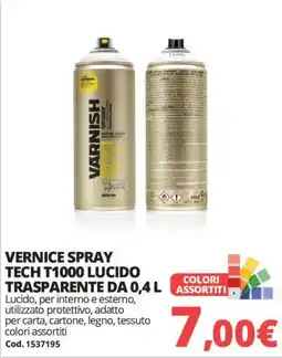 Brico Io Vernice Spray TECH T1000 Lucido Trasparente offerta