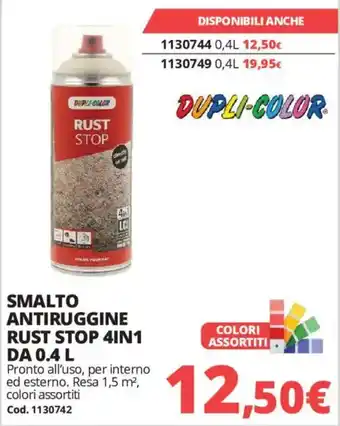 SMALTO ANTI RUGGINE RUST STOP 4IN1