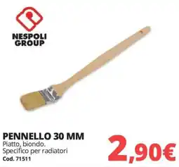 Brico Io Pennello 30 MM Nespoli Group offerta