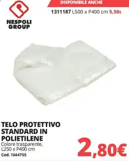 Brico Io TELO PROTETTIVO STANDARD IN POLIETILENE offerta