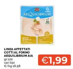 Mercatò Affettati cotti al forno AIA offerta