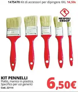 Brico Io Kit pennelli Nespoli Group offerta