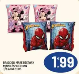 Ard Discount BRACCIOLI MARE BESTWAY MINNIE/SPIDERMAN offerta