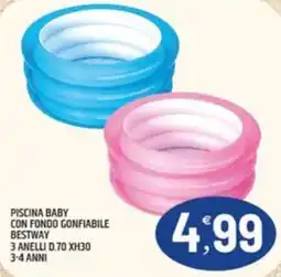 Ard Discount PISCINA BABY CON FONDO GONFIABILE BESTWAY offerta
