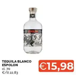 Mercatò TEQUILA BLANCO ESPOLON offerta