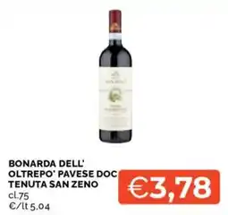Mercatò BONARDA DELL' OLTREPO' PAVESE DOC TENUTA SAN ZENO offerta